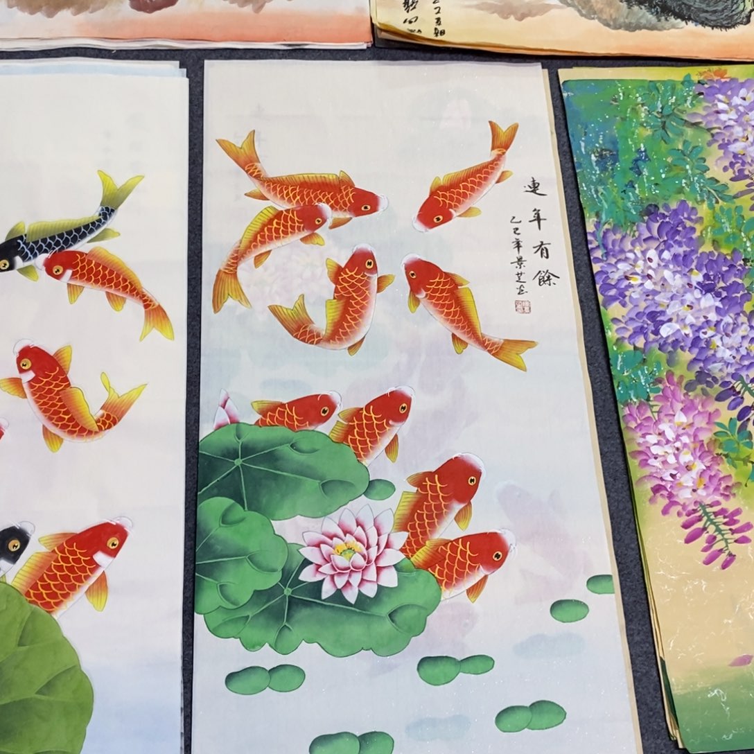 国画100✖️50工笔手绘画画画