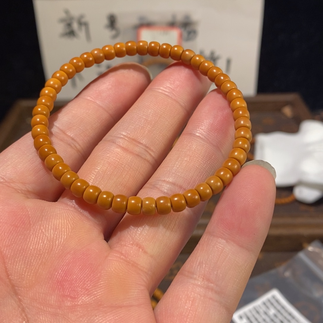 橄榄核手串/手链5.1橄榄核核尖老挝单圈
