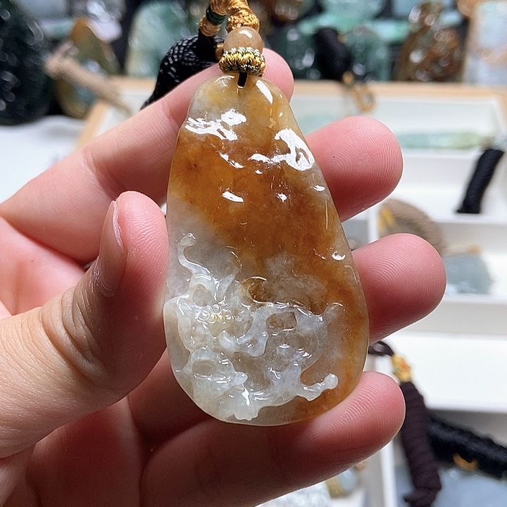 翡翠未镶嵌颈饰翡翠a货