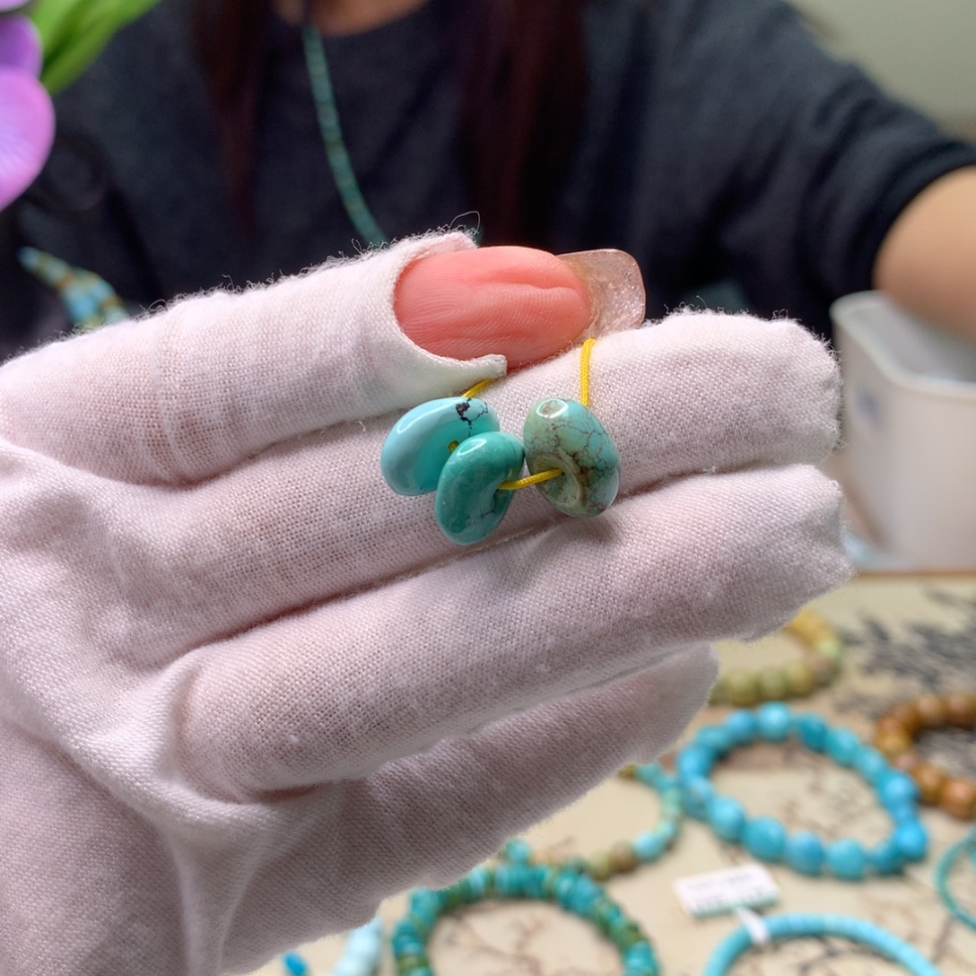 绿松石未镶嵌配饰