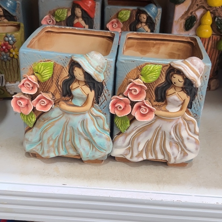 粗陶材质多肉花盆