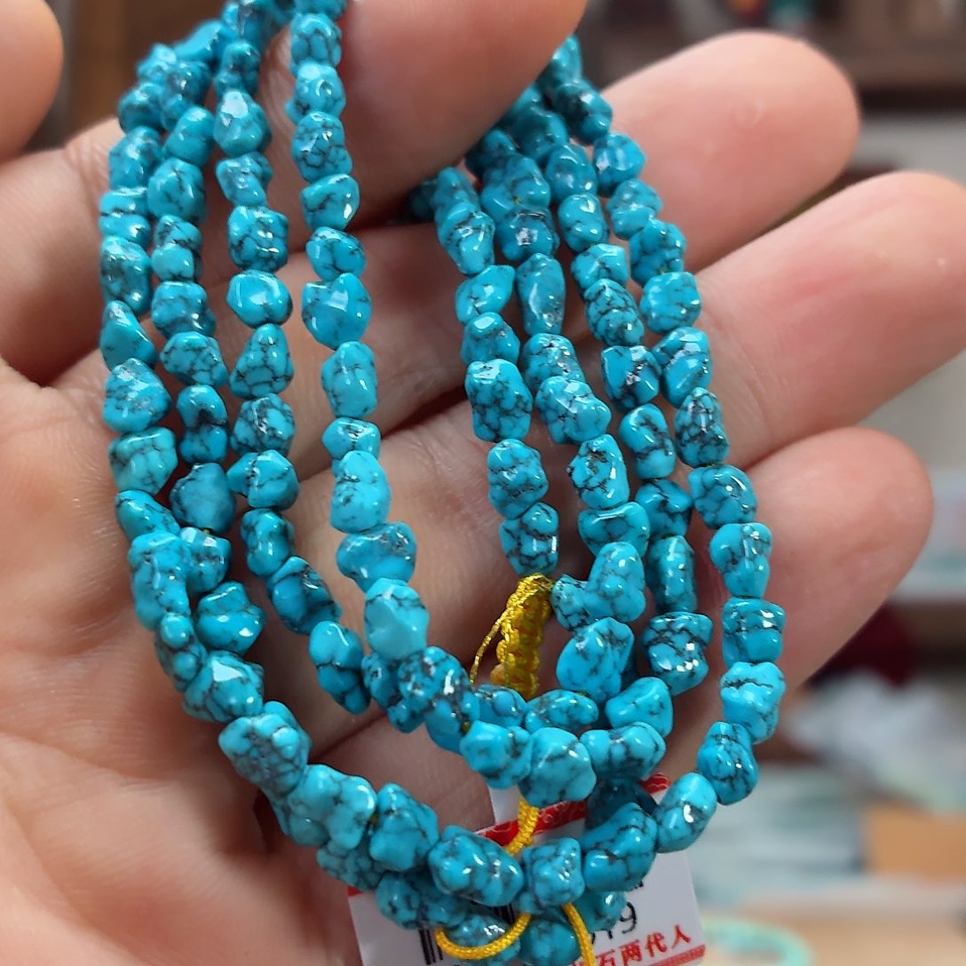 未镶嵌绿松石珠宝奇石