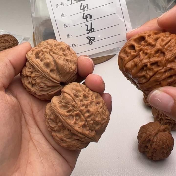 文玩核桃把件大团圆32