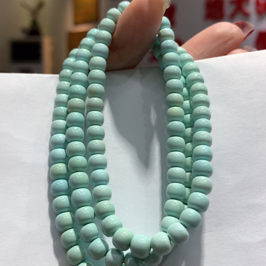 绿松石长链未镶嵌