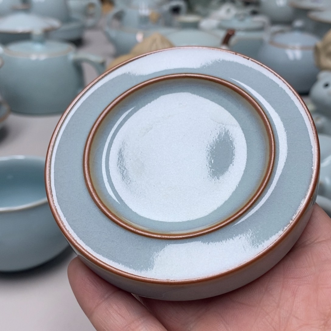 熊*拍天青杯垫无礼盒，