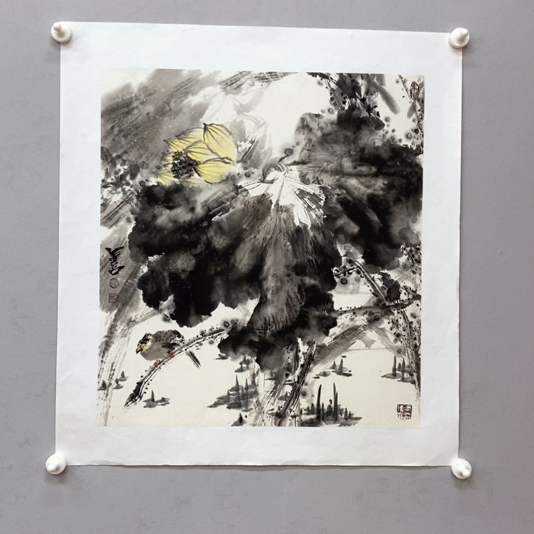 国画张光胜53*50真人真品