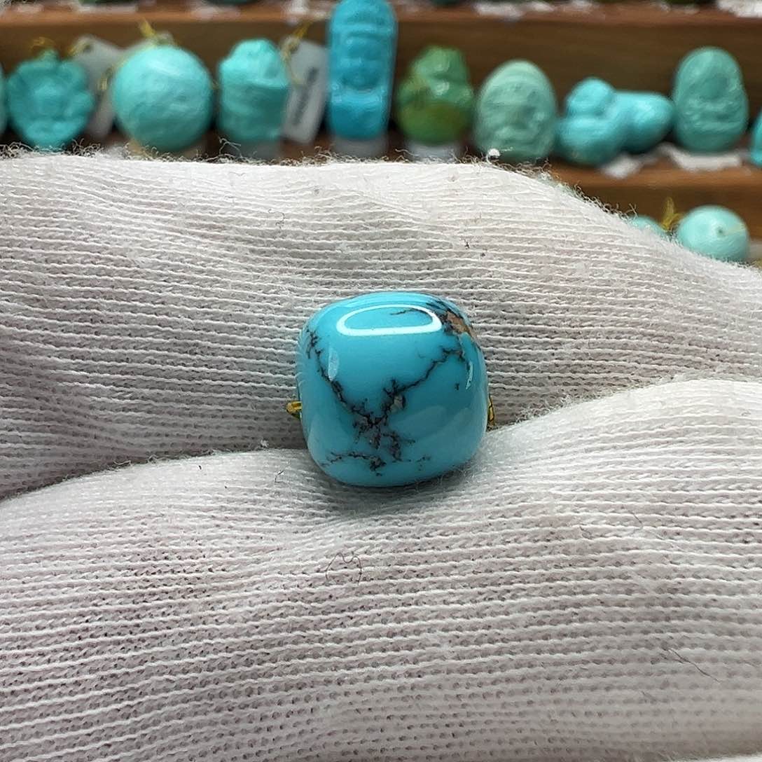 绿松石老型珠 未镶嵌