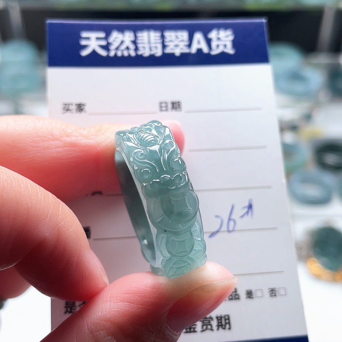 未镶嵌戒指翡翠翡翠