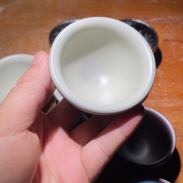 茶盏电烧白贝一口杯