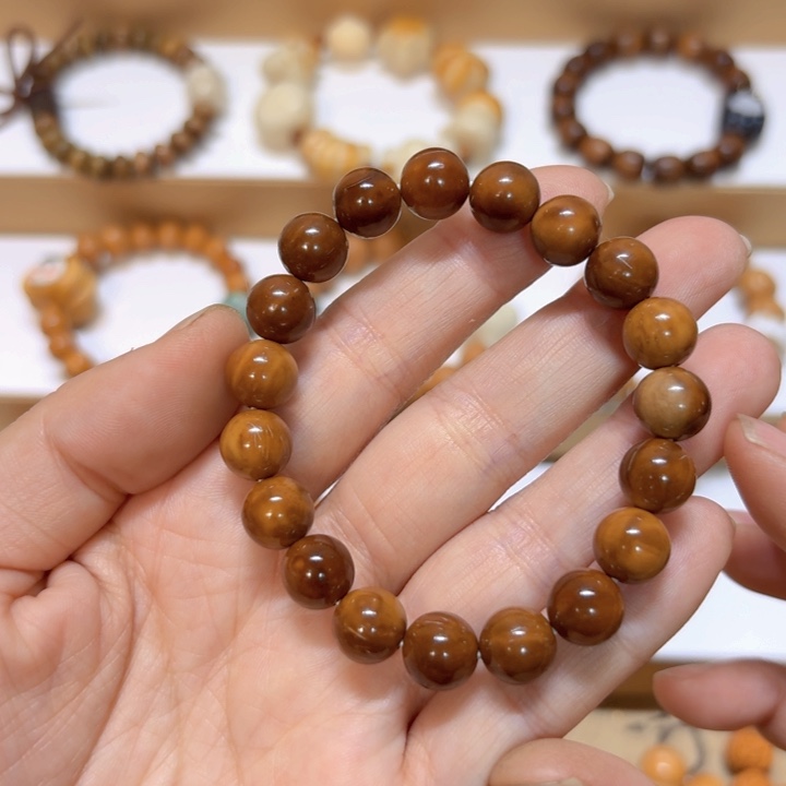 星月菩提手串库克素圈10mm