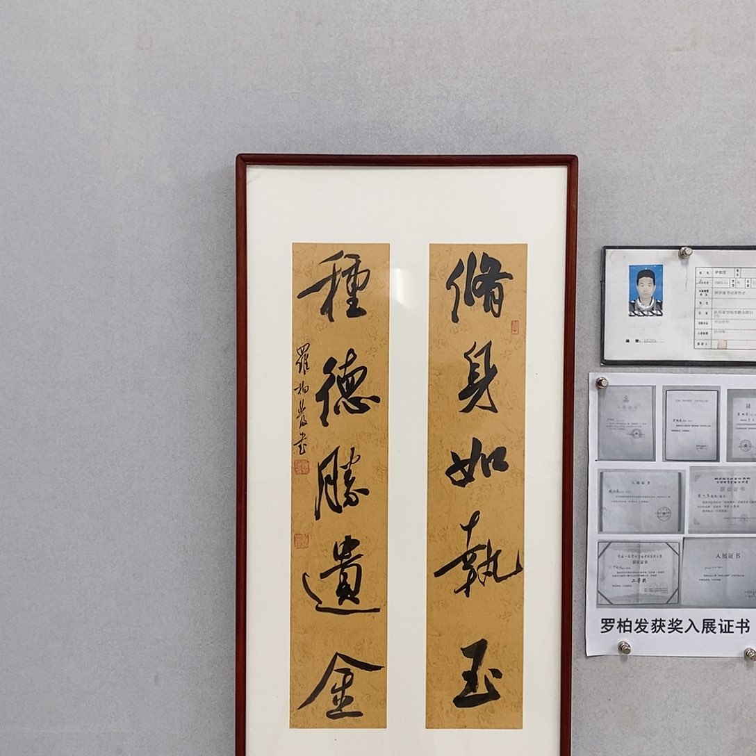书法罗柏发书法修身