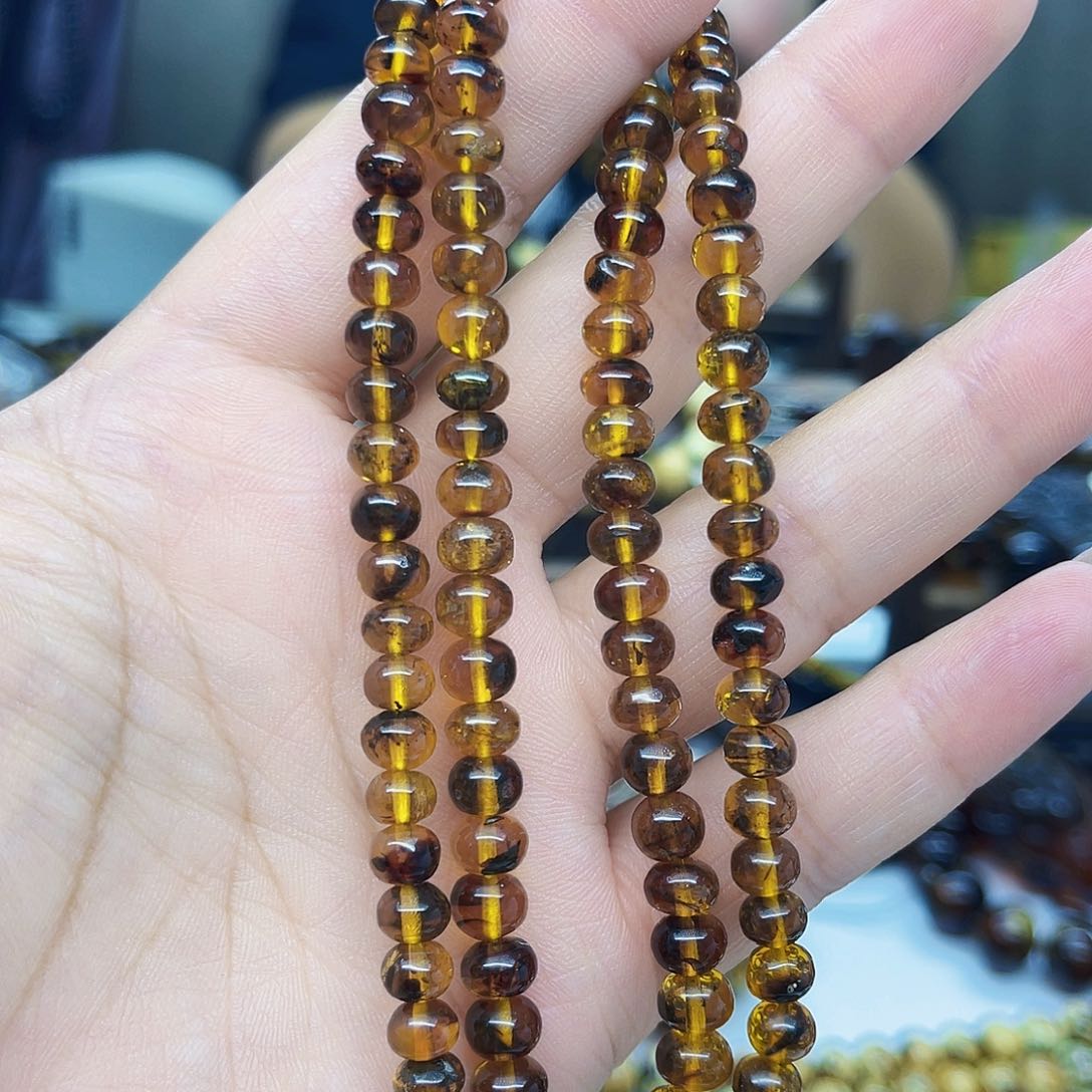 裸石琥珀未镶嵌抚顺琥珀6