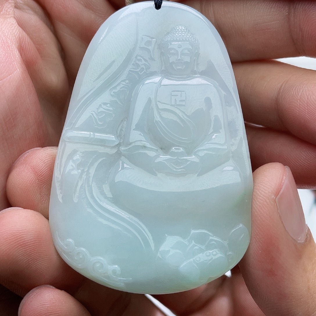 颈饰未镶嵌翡翠书*翡翠