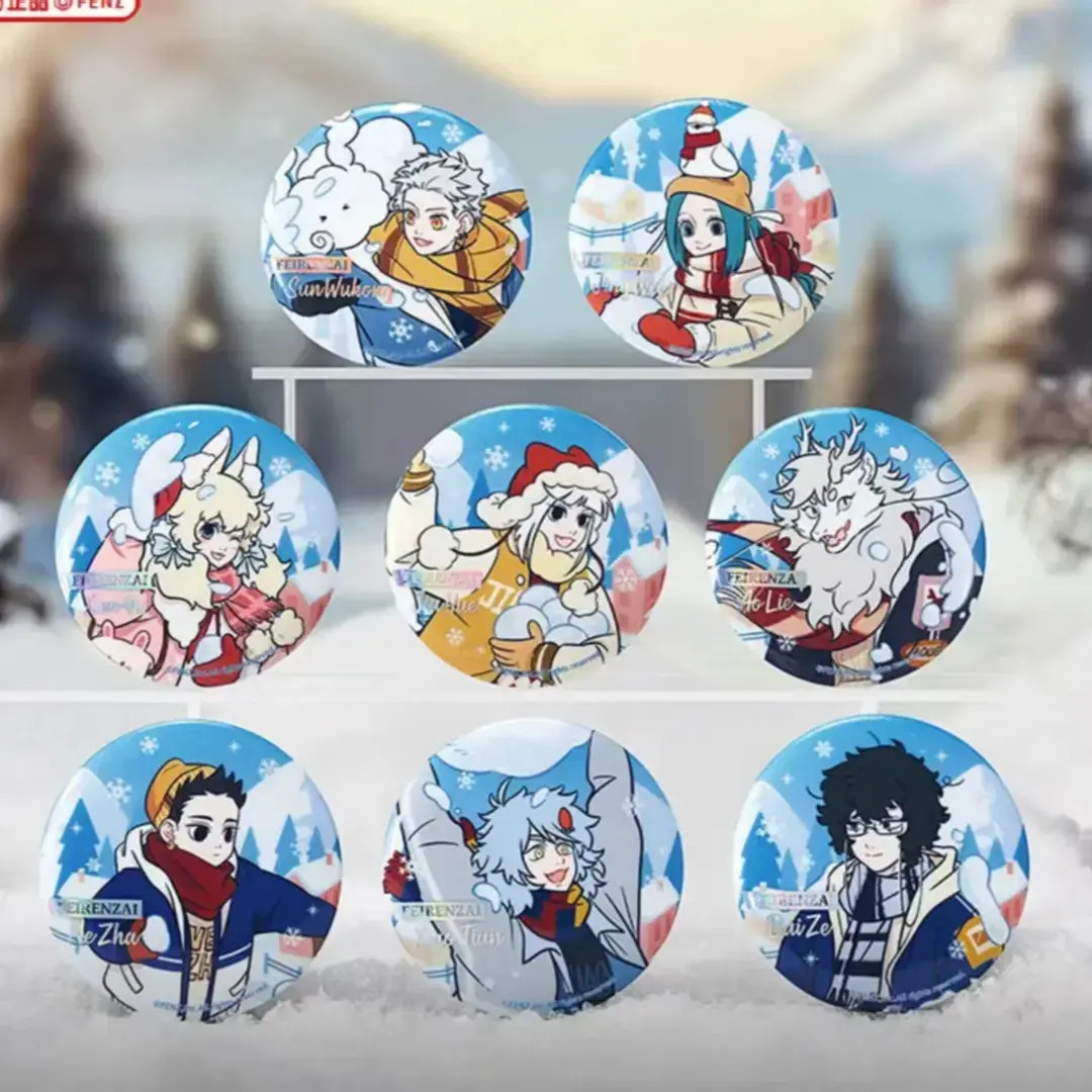 非人哉-暖冬奇趣全系列吧唧透卡镭射票拍立得盲盒