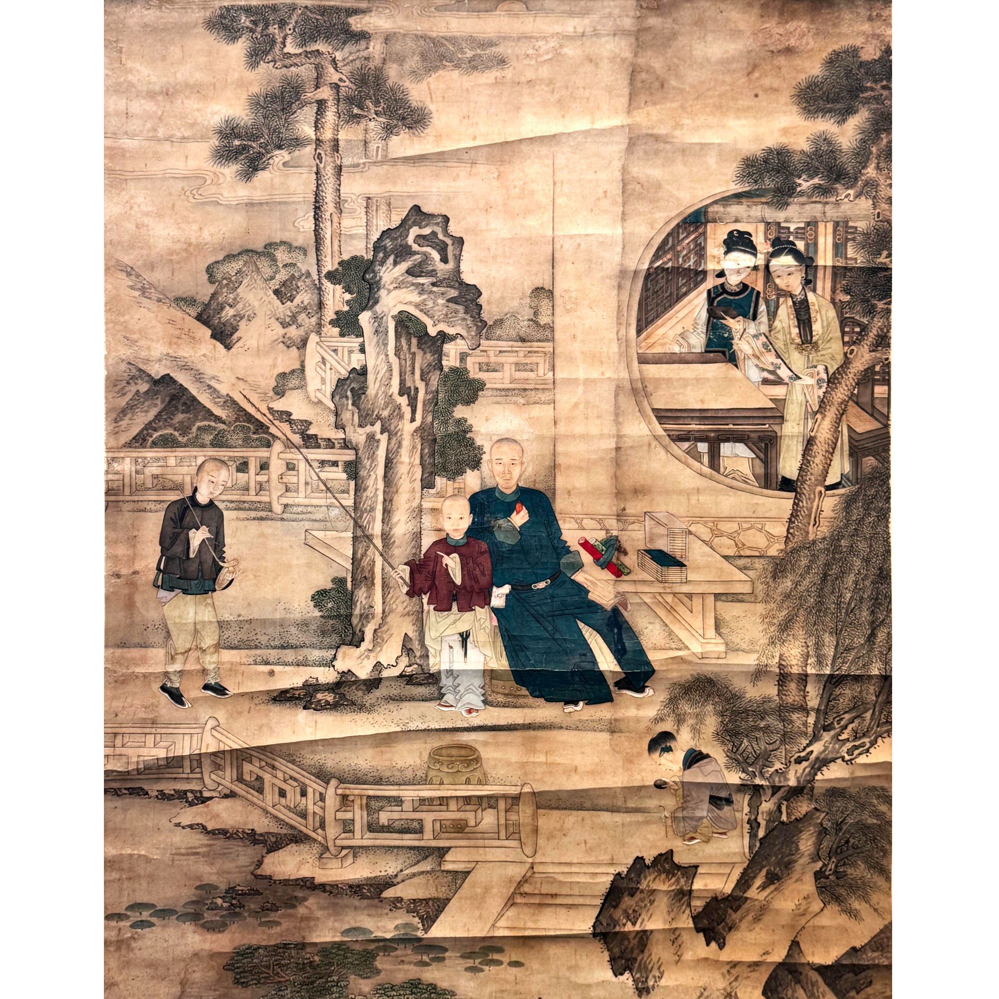 lot1 佚名 人物 立轴