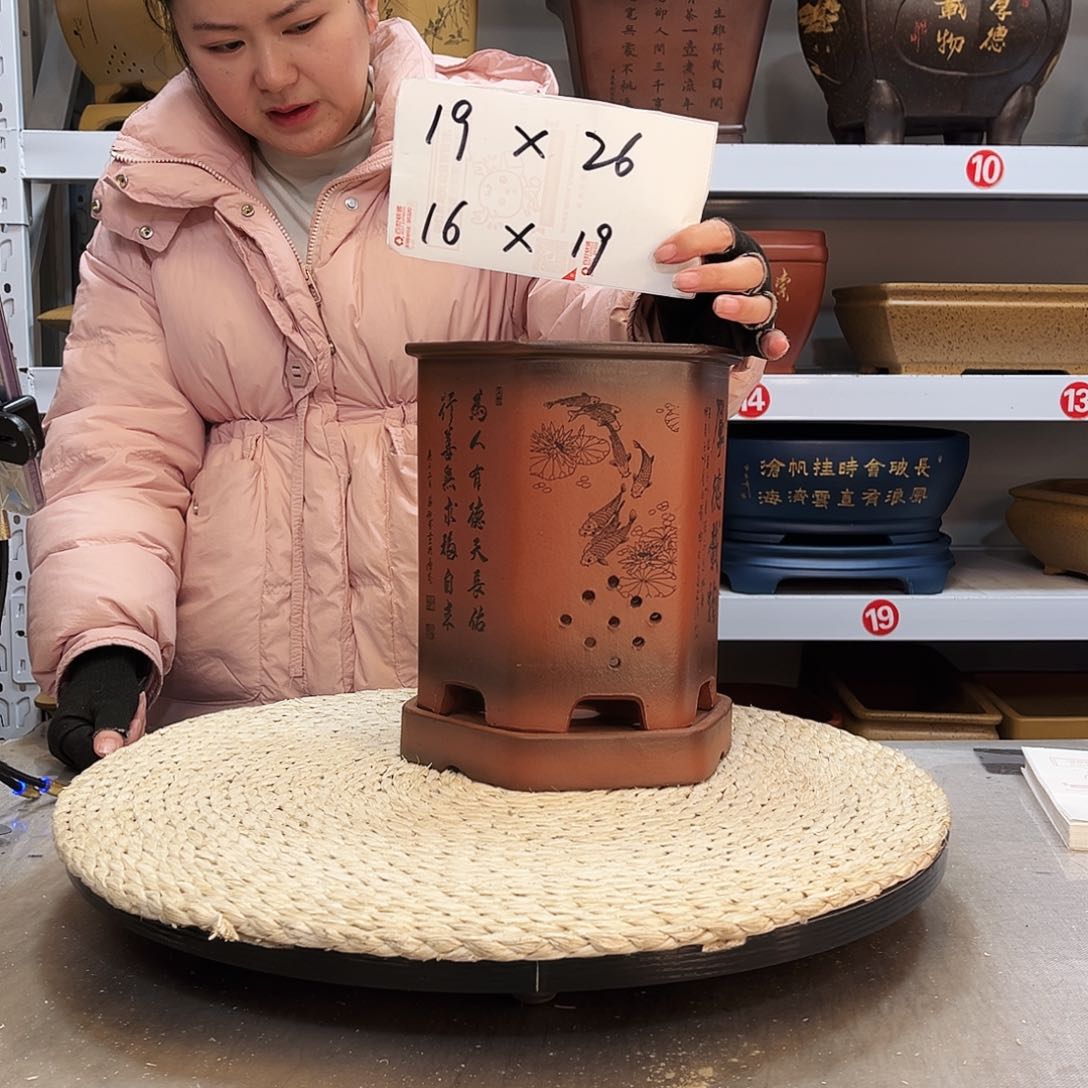 紫砂花盆紫砂花盆