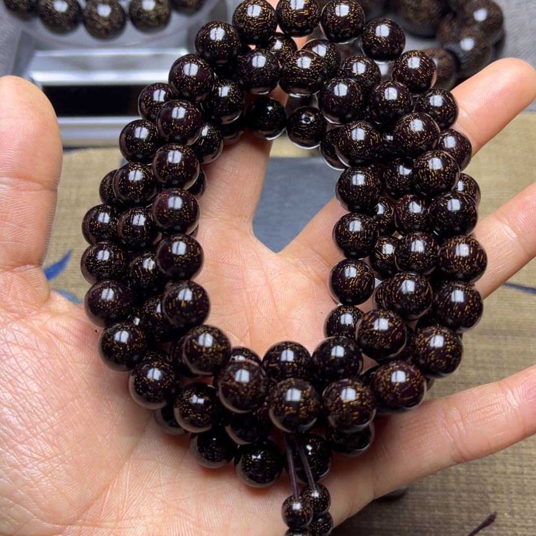 檀香紫檀（小叶紫檀）1.0 108 爆星