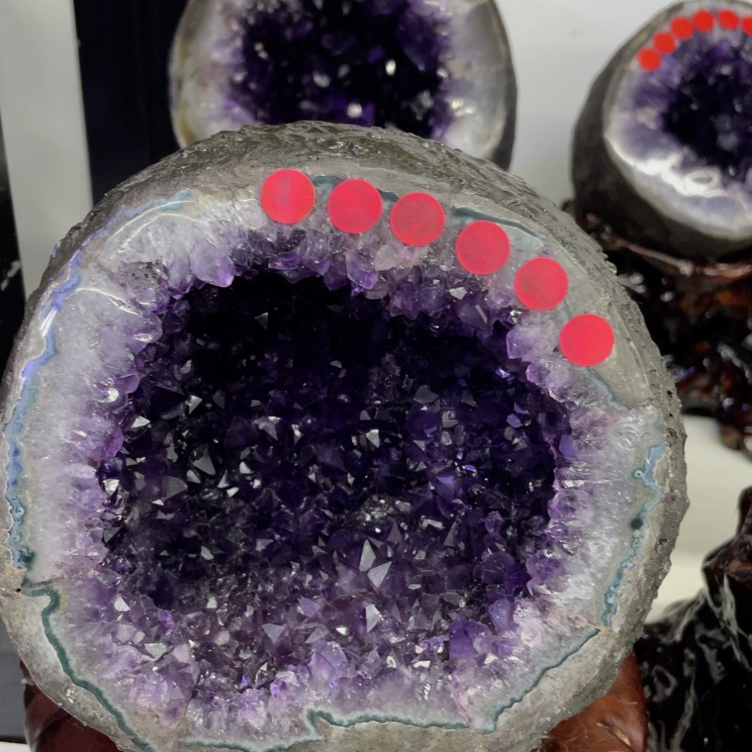 紫晶珠宝半成品银S925镶嵌