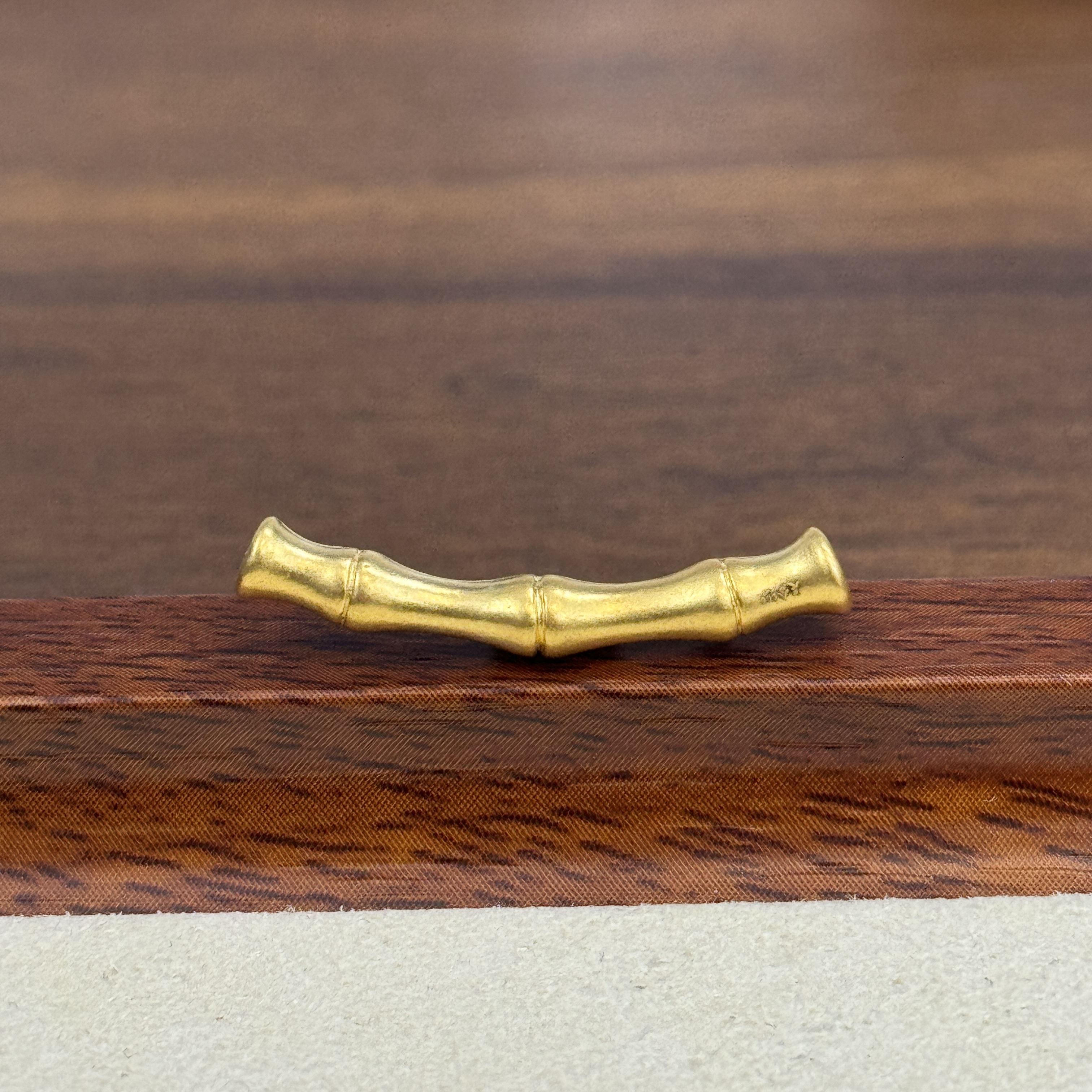 君潮黄金足金999小竹节弯管DP1464-0260