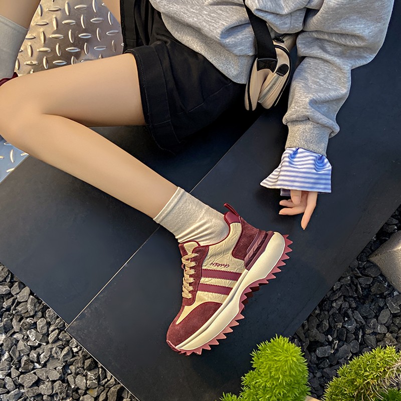 老爹鞋秋季时尚防滑ins软底厚底女鞋休闲鞋