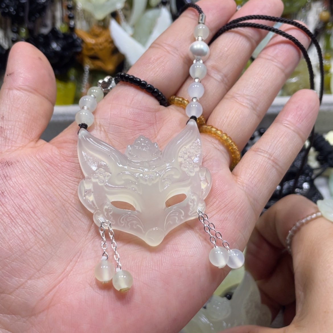【闪购商品】岫玉颈饰未镶嵌78吊坠