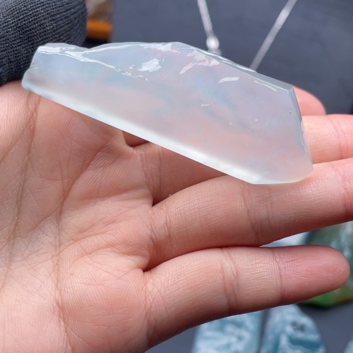 定制翡翠未镶嵌奥利奥