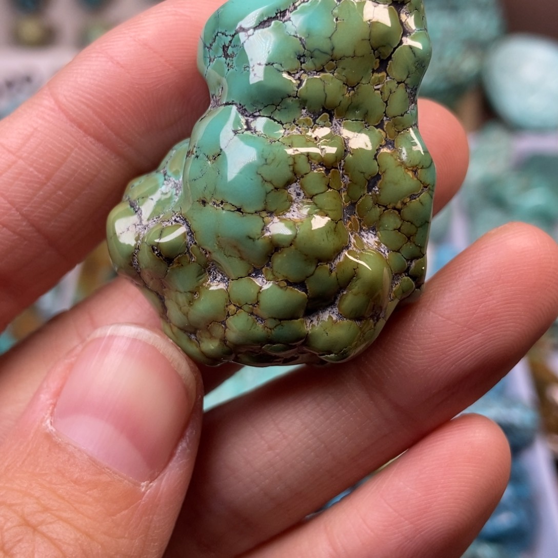 绿松石珠宝奇石未镶嵌