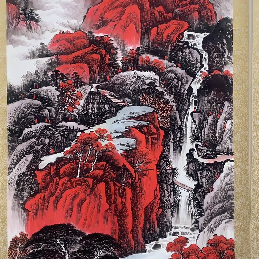 国画老师手笔手绘作品y