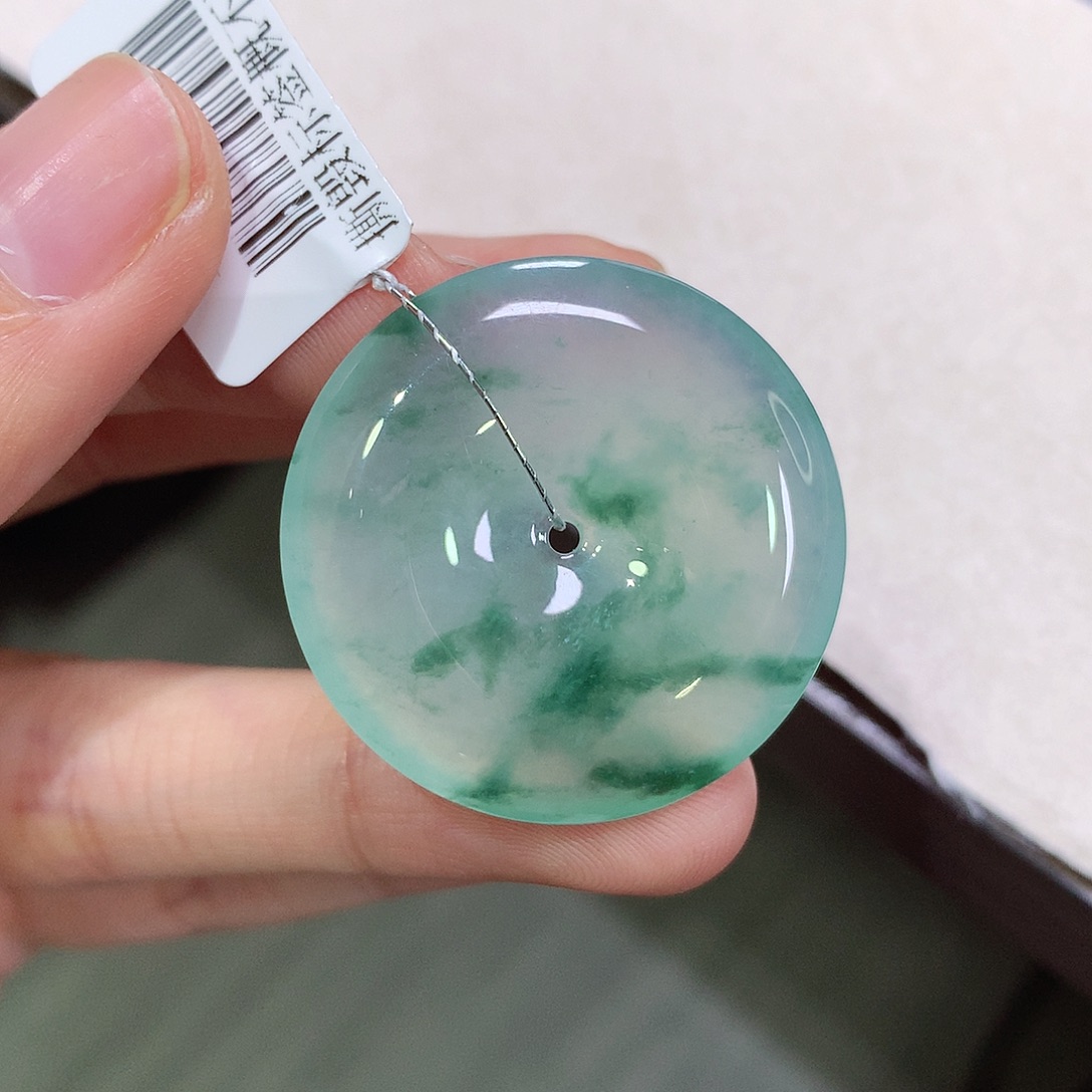 翡翠未镶嵌颈饰31.3-6