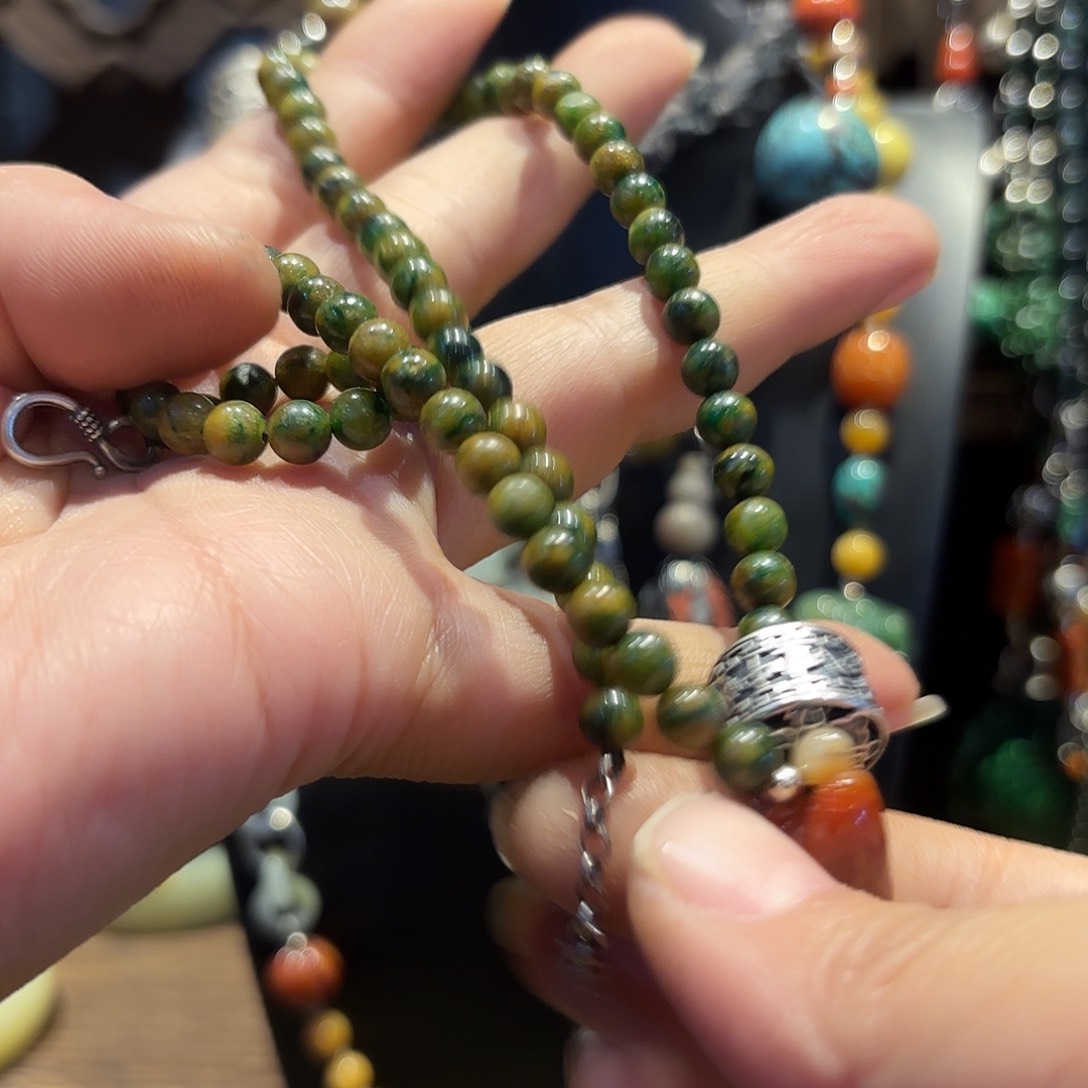 翡翠颈饰未镶嵌原创