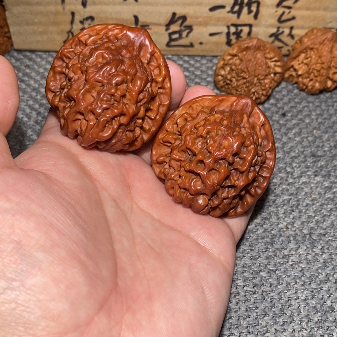 文玩核桃把件48.43.46官帽