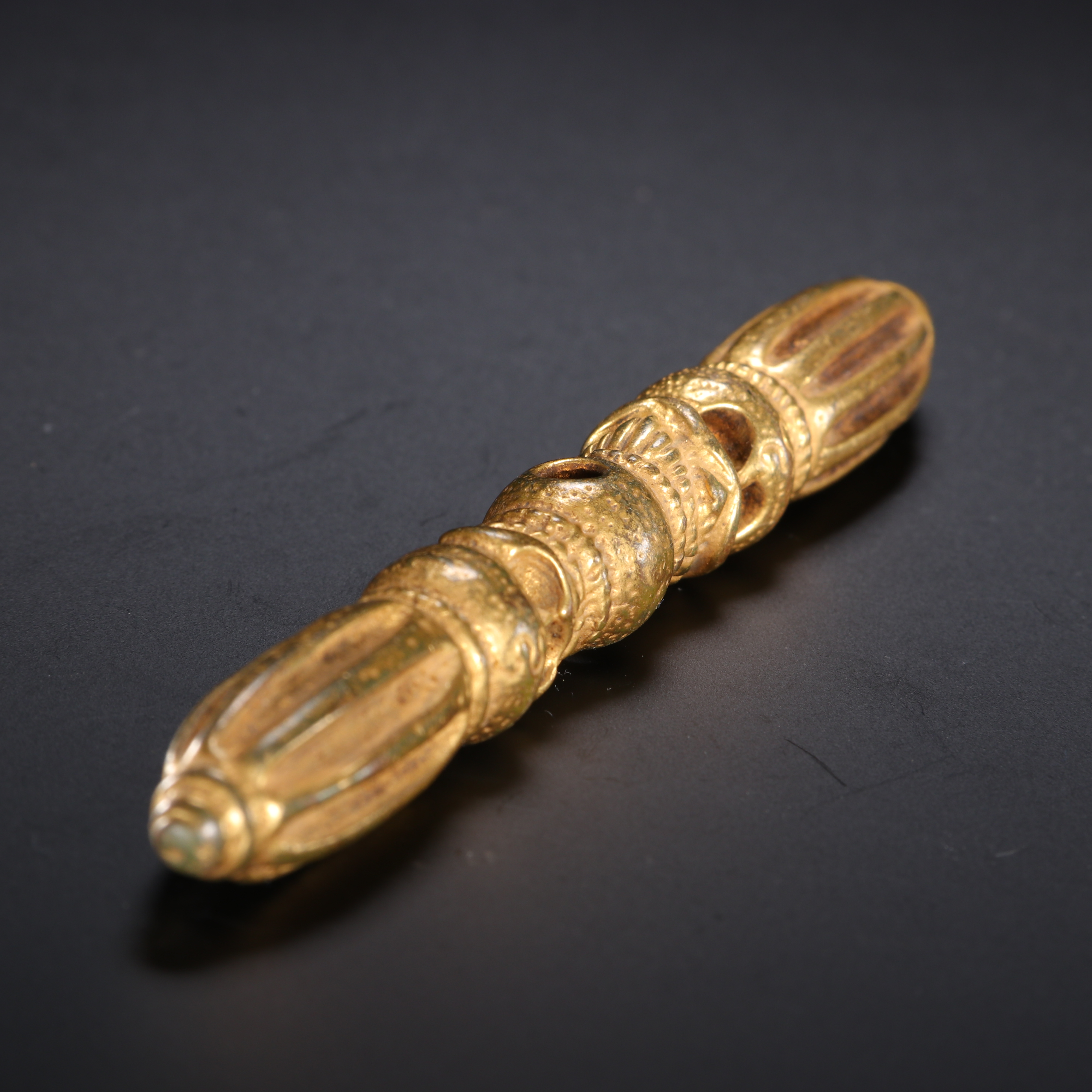 【程田文物】铜鎏金法器-251022X-26