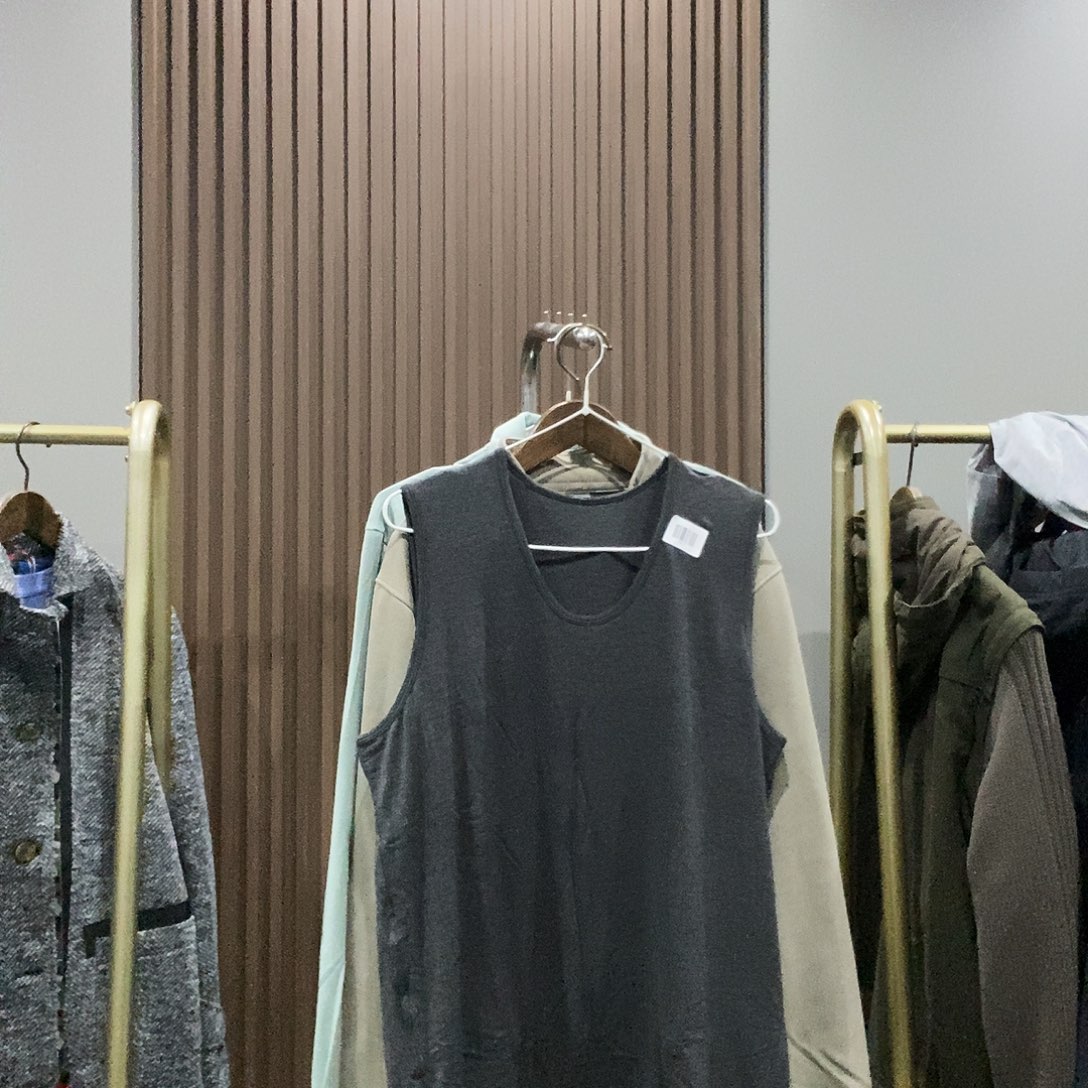 蚕丝背心 3xl 麻黑色 1020一件