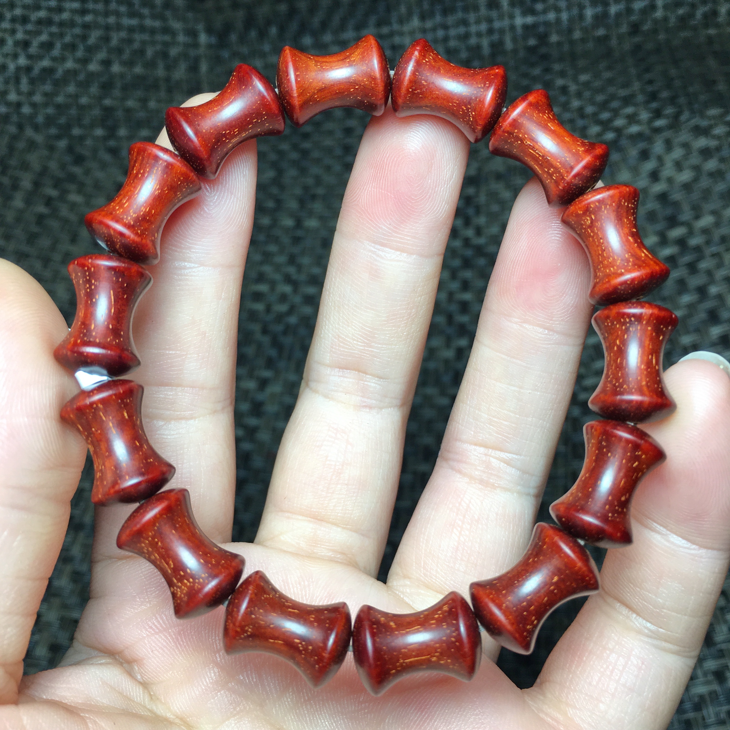 精工竹节款无胶无腊10*15手串适合盘玩送礼