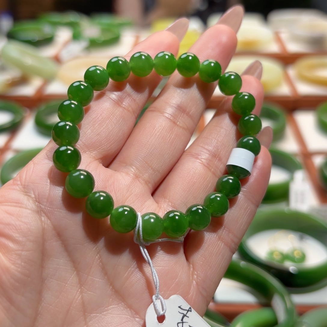 和田玉手串未镶嵌