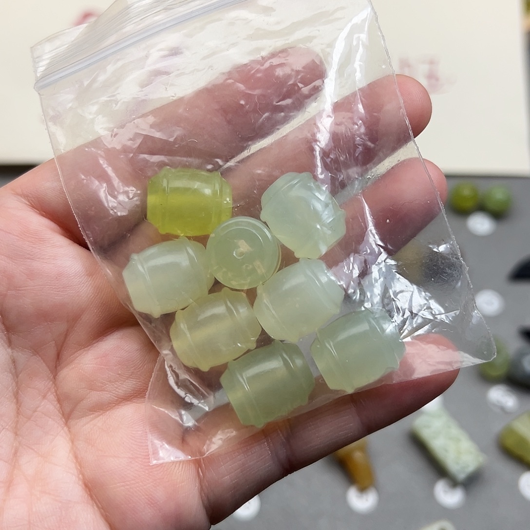 w***l蛇纹石玉未镶嵌配珠