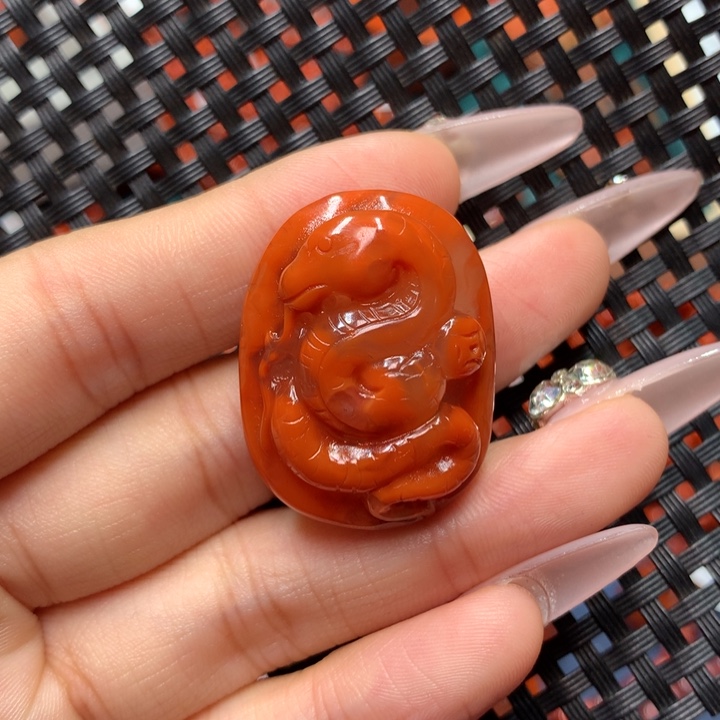 南红玛瑙吊坠(不含链)未镶嵌