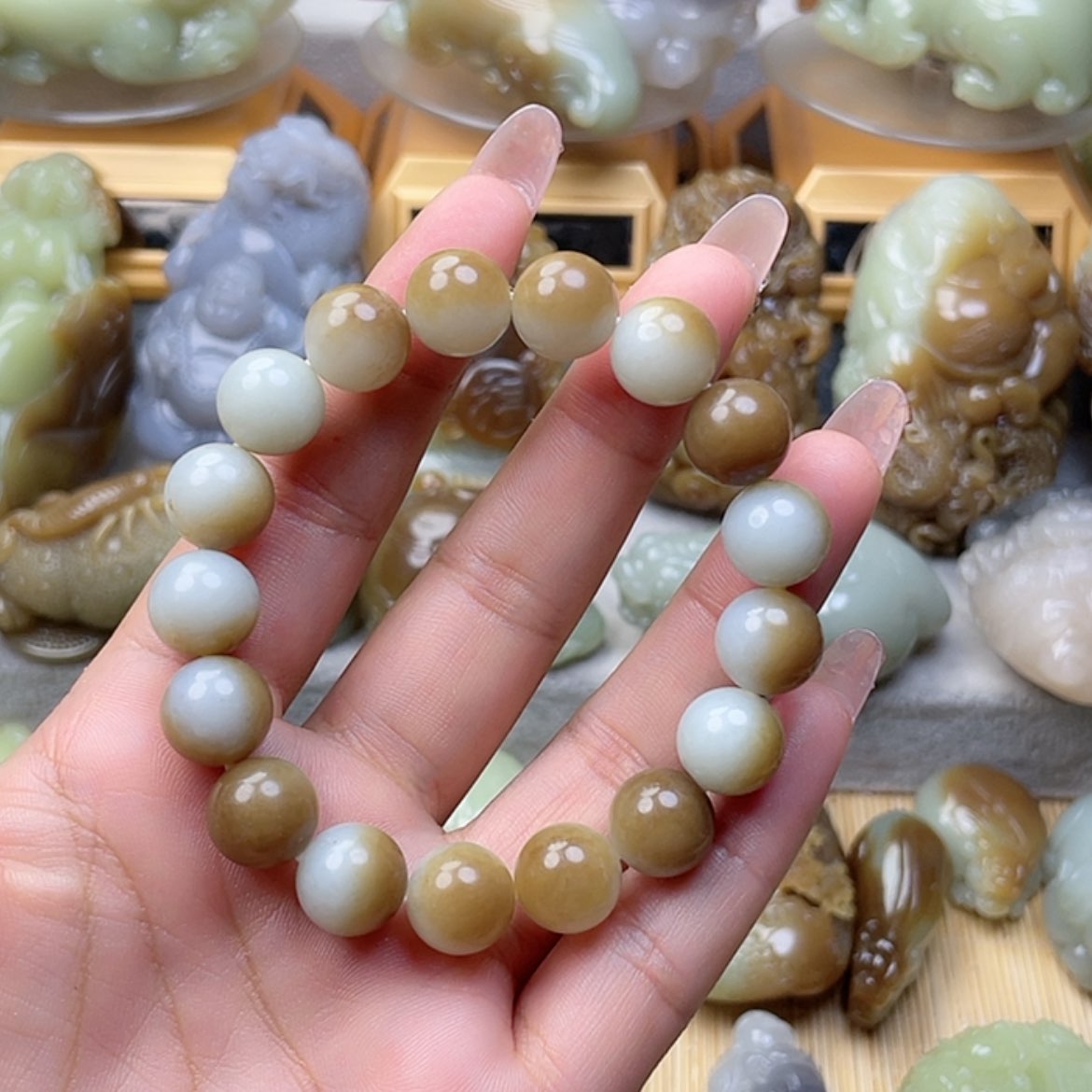 【闪购商品】未镶嵌和田玉挂件小****爱