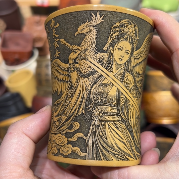 茶杯紫砂宜兴紫砂主人杯