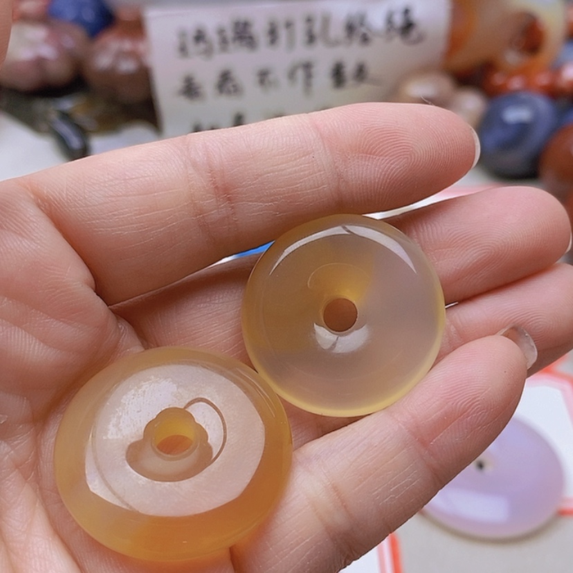【闪购商品】未镶嵌玛瑙/玉髓珠宝半成品文****雁