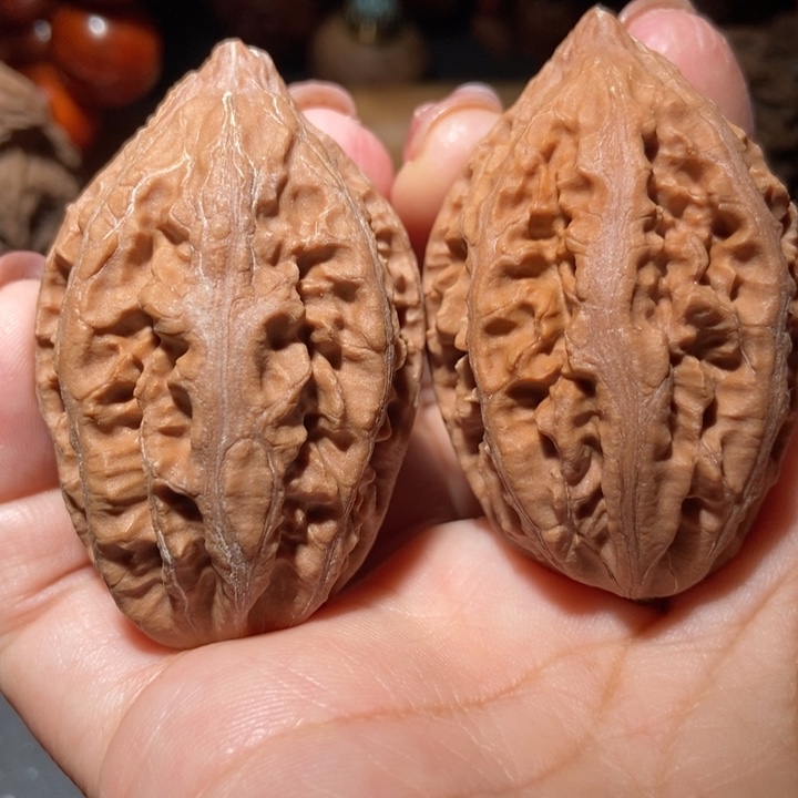 把件文玩核桃东北楸子小雪135