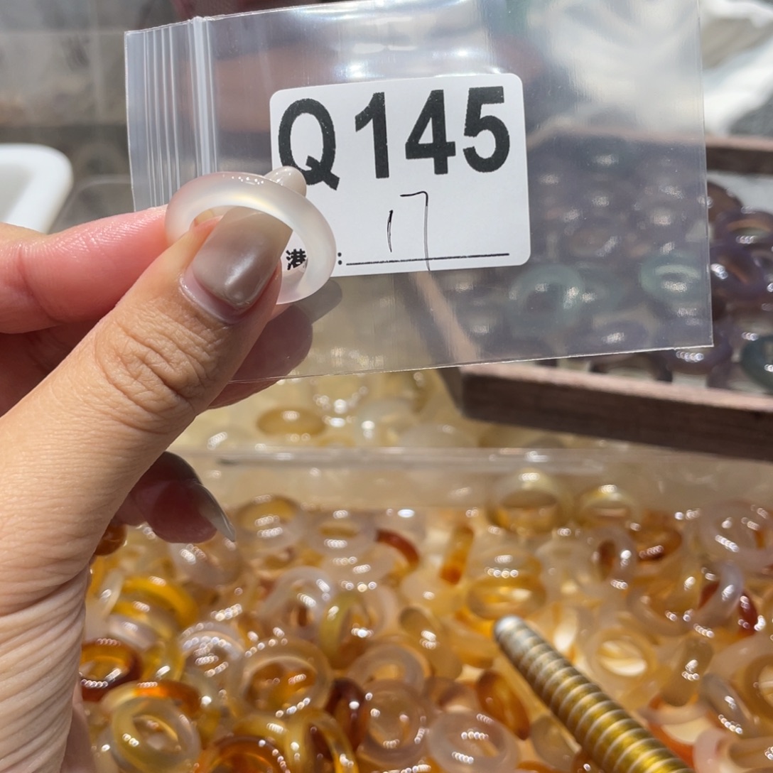 玛瑙/玉髓未镶嵌戒指145