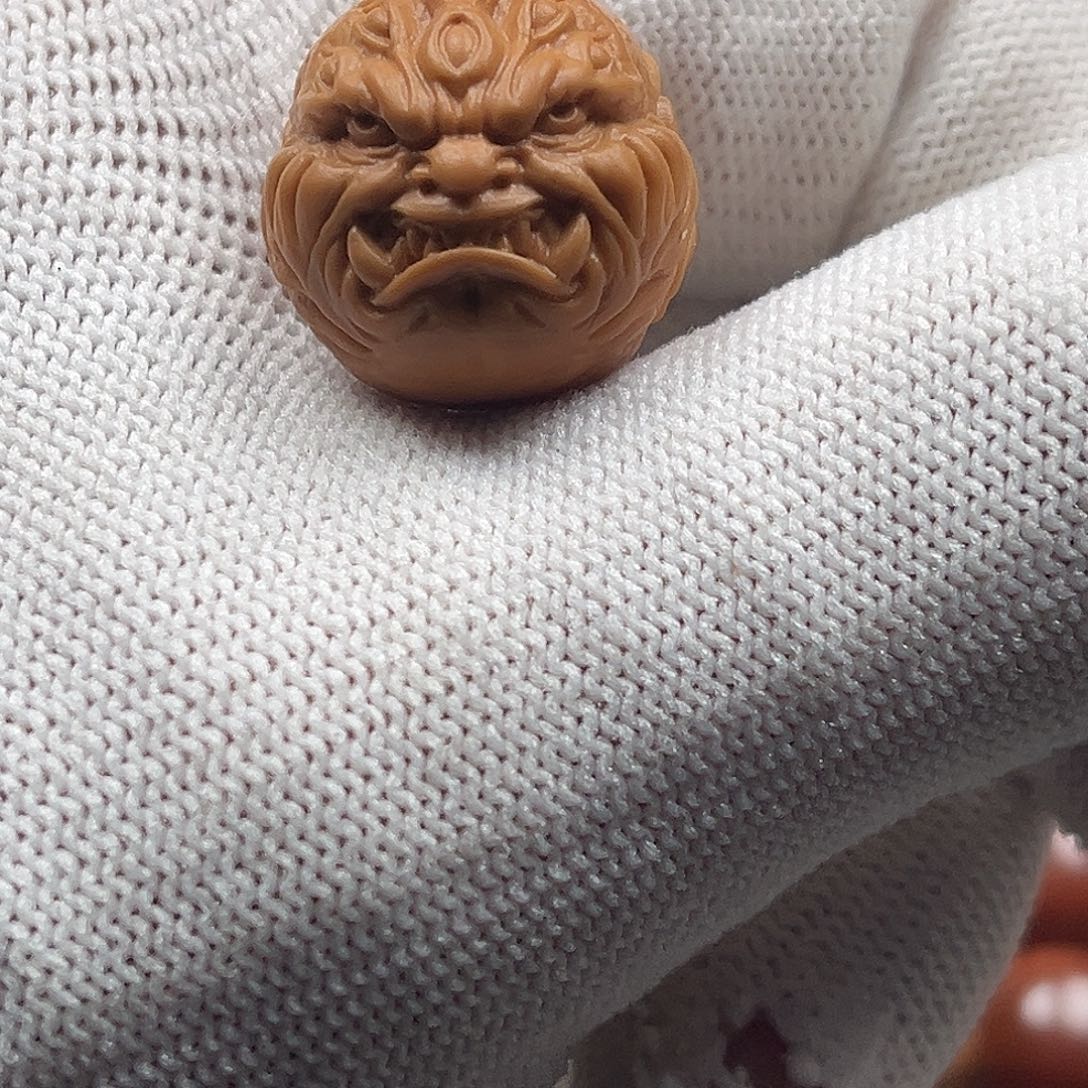 猴头核桃吊坠五目恶僧