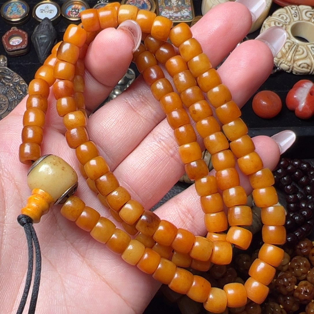 娃***娃菩提籽类脖挂 单圈