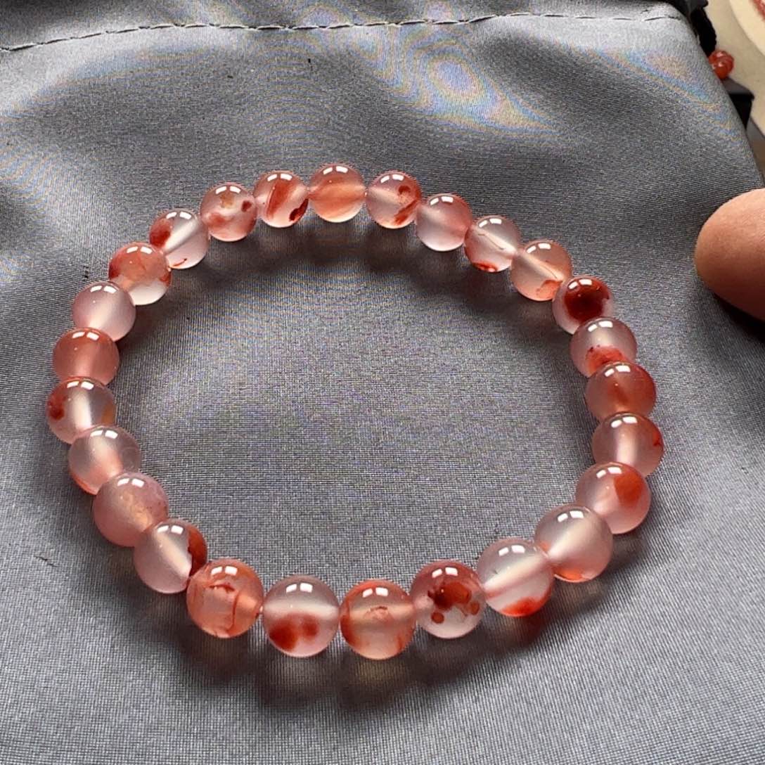 南红玛瑙手串未镶嵌