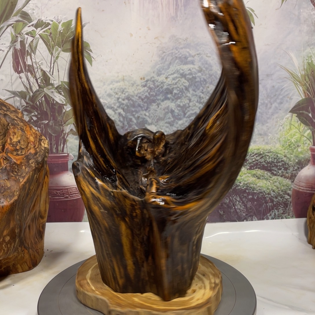 征***征木花果香天然随形摆件，土埋老料自然香韵造型独特