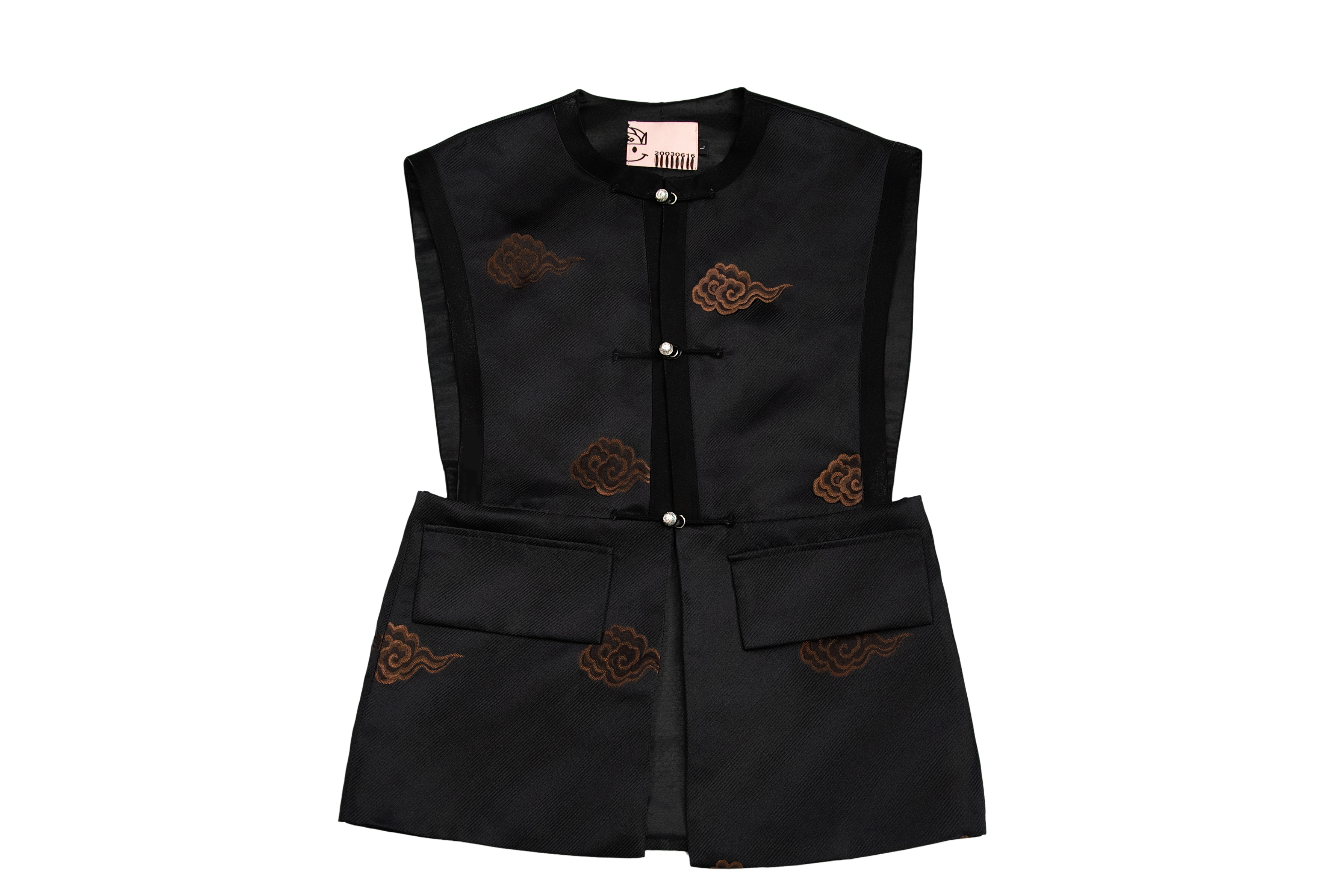 粉马【别惹我】气质款修身型时尚蒙古马甲时尚无袖女款四季型马夹