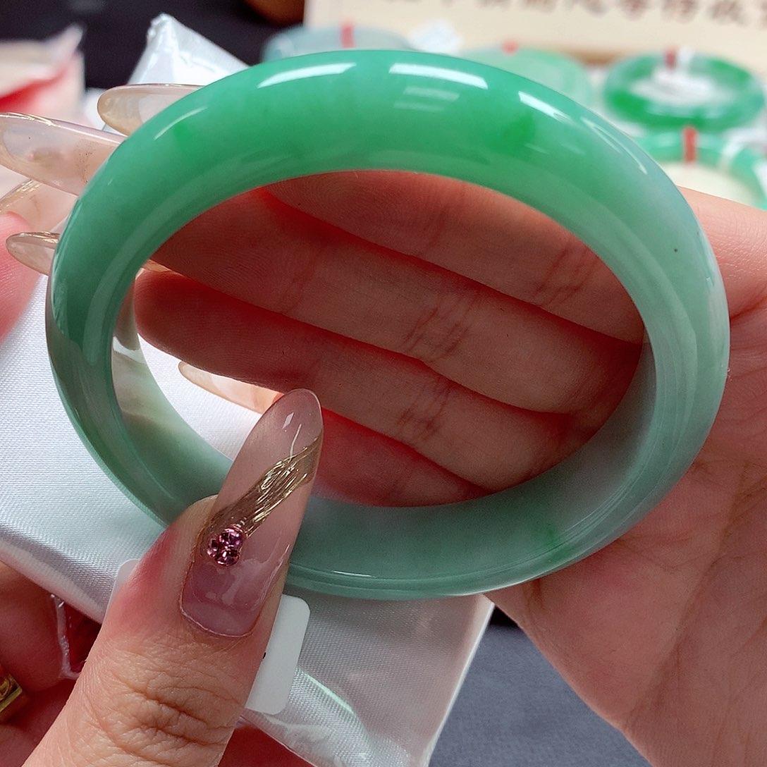 翡翠手镯未镶嵌22（72号）