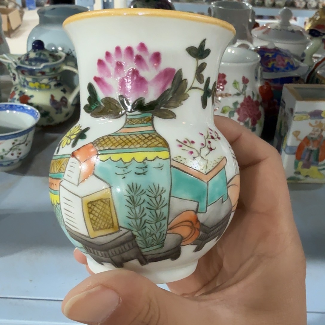 陶其他摆件手绘瓷器全部处理