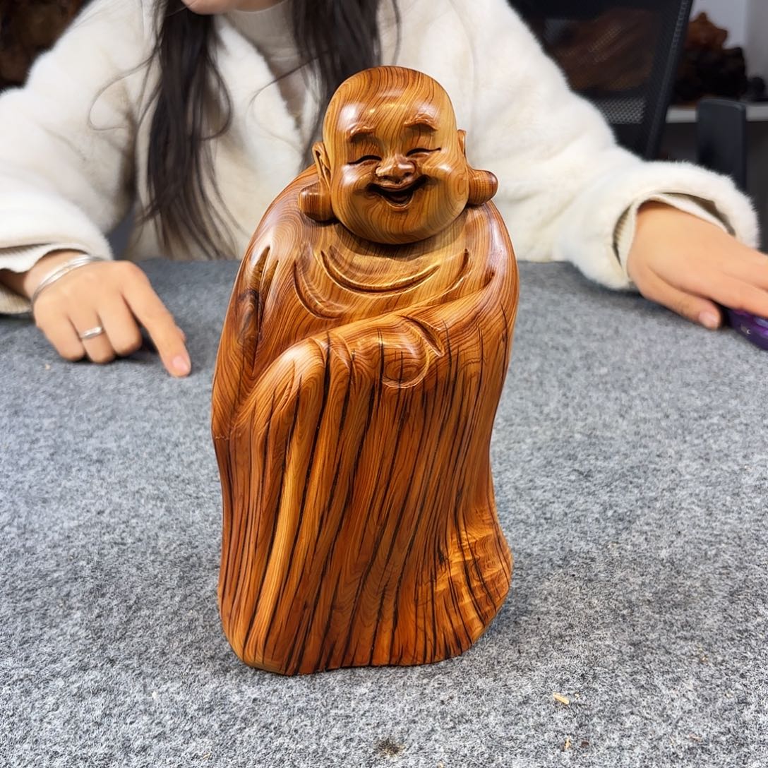 *****崖柏太行崖壁虎皮纹弥勒